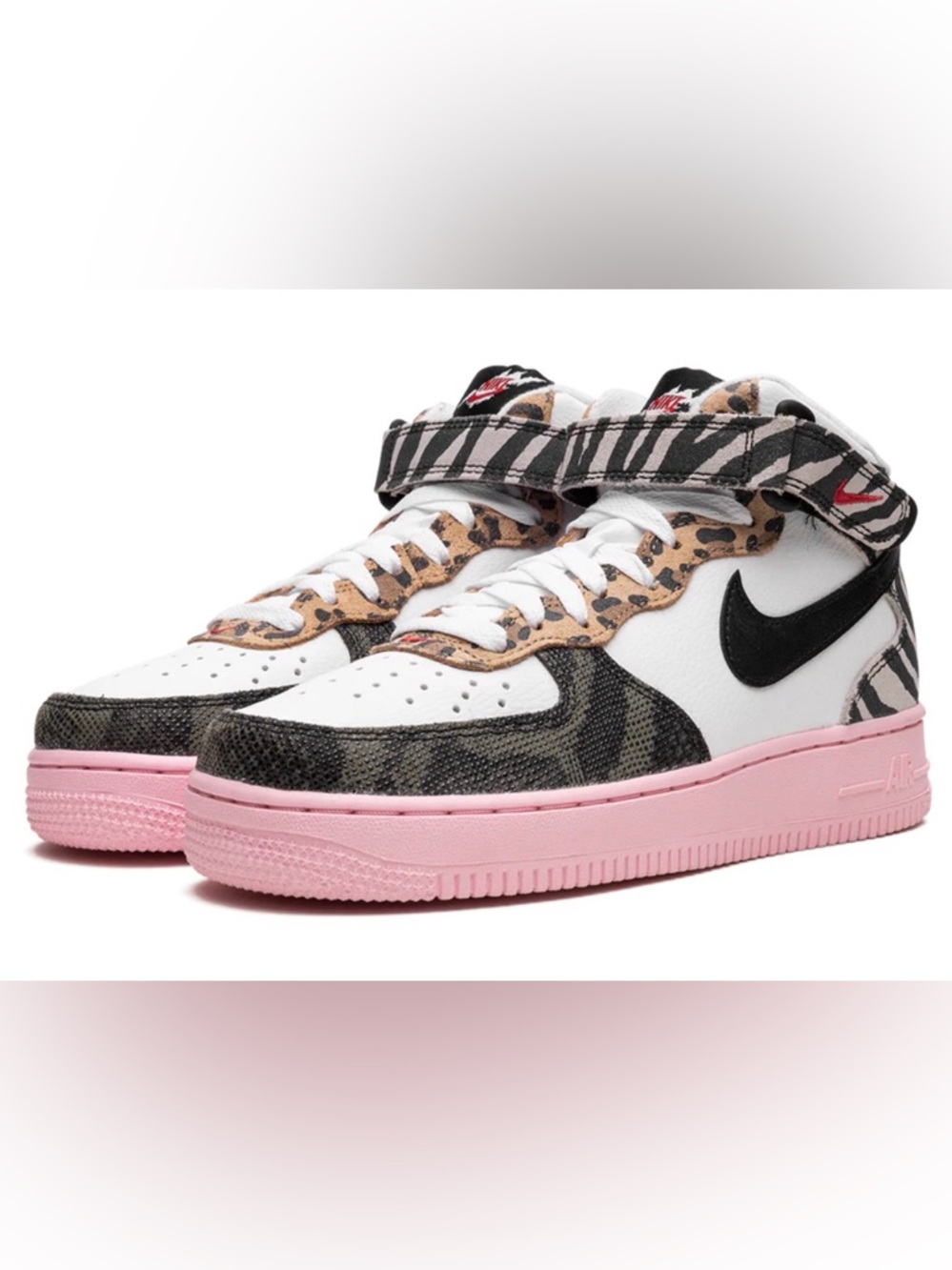 Nike Air Force 1 Tunnel Walk Animal Print Sneakers Women’s Size 8